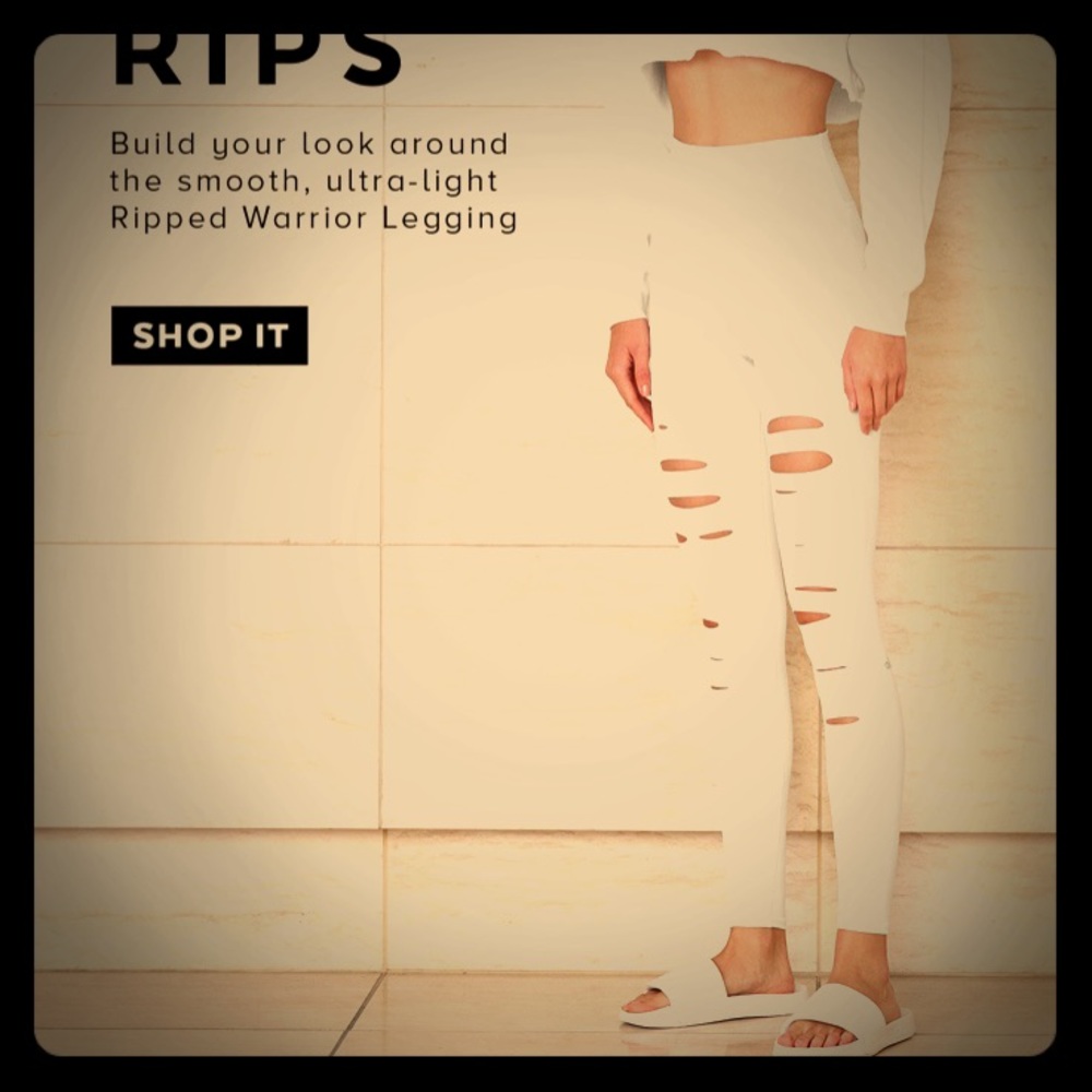 Alo Ripped Warrior Leggings 💋bundle💋